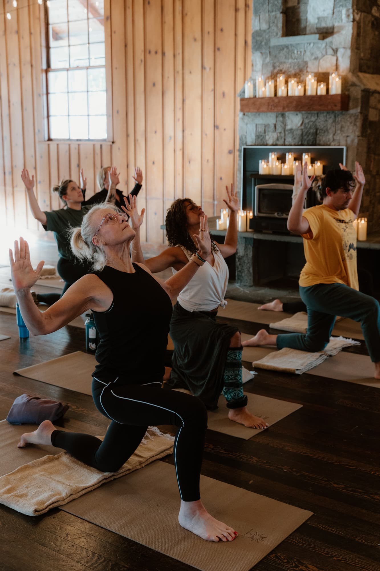 Candlelight yoga class with Inner Wellness